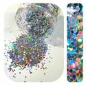 GLITTER HOLOGRAPHIC - SILVER 1/16 - 50GR
