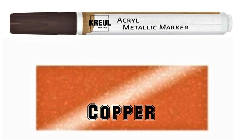 MARKER - KREUL ACRYLIC METALLIC MARKER - MEDIUM COPPER